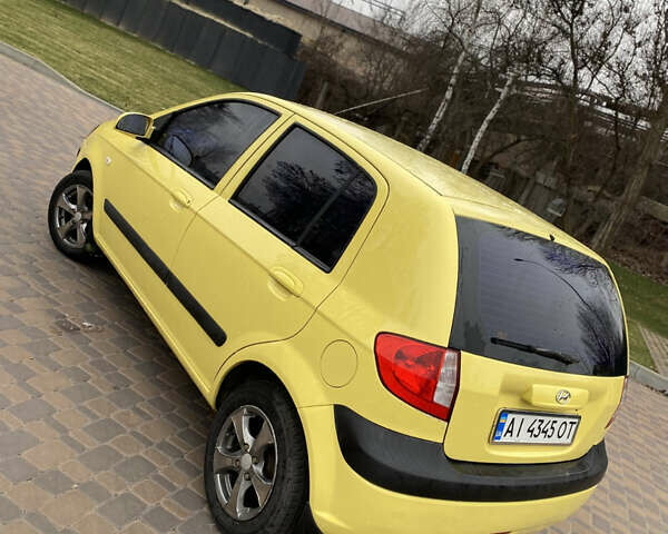 Желтый Хендай Гетц, объемом двигателя 1.4 л и пробегом 101 тыс. км за 4999 $, фото 6 на Automoto.ua