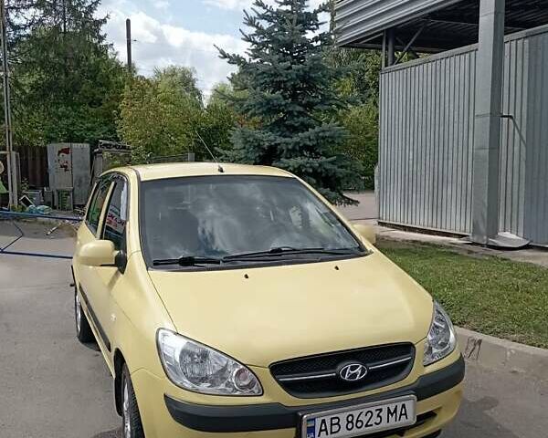 Желтый Хендай Гетц, объемом двигателя 1.4 л и пробегом 120 тыс. км за 5750 $, фото 7 на Automoto.ua