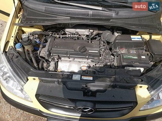 Желтый Хендай Гетц, объемом двигателя 1.4 л и пробегом 120 тыс. км за 5500 $, фото 8 на Automoto.ua