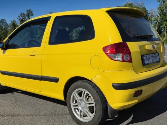 Желтый Хендай Гетц, объемом двигателя 1 л и пробегом 223 тыс. км за 3500 $, фото 1 на Automoto.ua