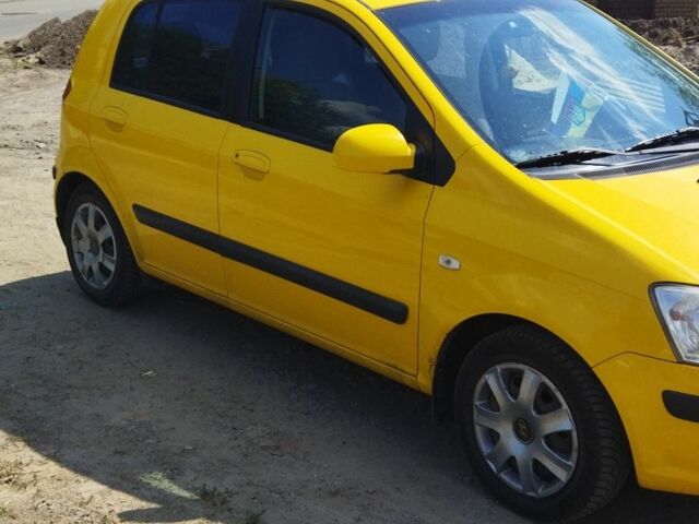 Жовтий Хендай Гетц, об'ємом двигуна 1.3 л та пробігом 200 тис. км за 3101 $, фото 3 на Automoto.ua