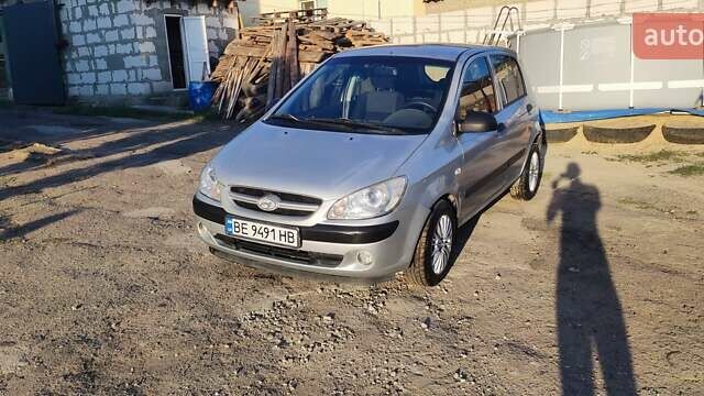 Серый Хендай Гетц, объемом двигателя 1.3 л и пробегом 166 тыс. км за 5100 $, фото 5 на Automoto.ua