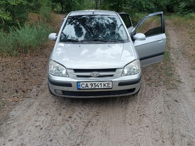 Серый Хендай Гетц, объемом двигателя 1.3 л и пробегом 255 тыс. км за 3500 $, фото 1 на Automoto.ua