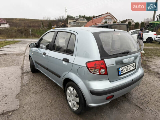 Серый Хендай Гетц, объемом двигателя 1.34 л и пробегом 175 тыс. км за 2500 $, фото 4 на Automoto.ua