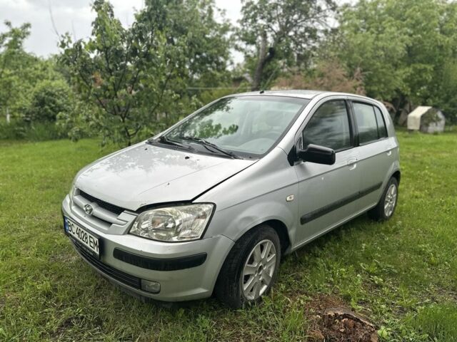 Сірий Хендай Гетц, об'ємом двигуна 1.1 л та пробігом 250 тис. км за 1800 $, фото 1 на Automoto.ua