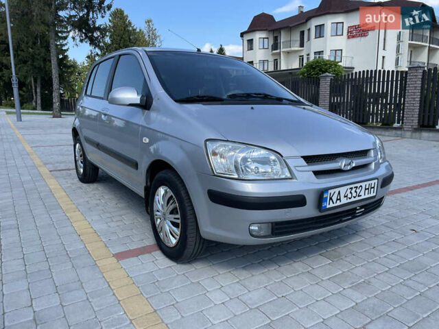 Серый Хендай Гетц, объемом двигателя 1.4 л и пробегом 168 тыс. км за 5400 $, фото 4 на Automoto.ua