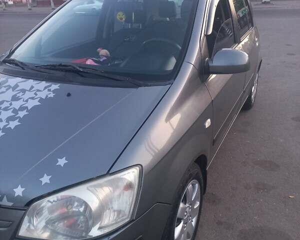 Сірий Хендай Гетц, об'ємом двигуна 1.34 л та пробігом 156 тис. км за 4800 $, фото 2 на Automoto.ua