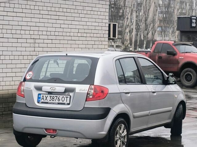Серый Хендай Гетц, объемом двигателя 1.4 л и пробегом 135 тыс. км за 3400 $, фото 6 на Automoto.ua