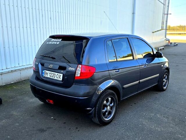 Серый Хендай Гетц, объемом двигателя 1.4 л и пробегом 190 тыс. км за 5200 $, фото 6 на Automoto.ua