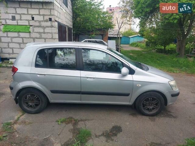 Серый Хендай Гетц, объемом двигателя 1.4 л и пробегом 165 тыс. км за 5200 $, фото 1 на Automoto.ua