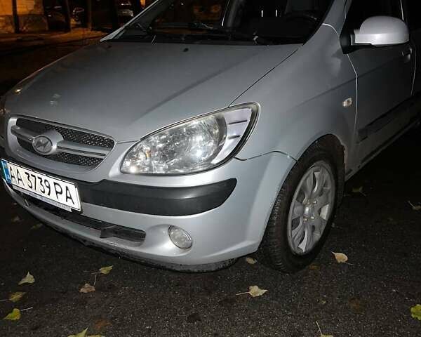 Серый Хендай Гетц, объемом двигателя 1.59 л и пробегом 126 тыс. км за 3700 $, фото 1 на Automoto.ua