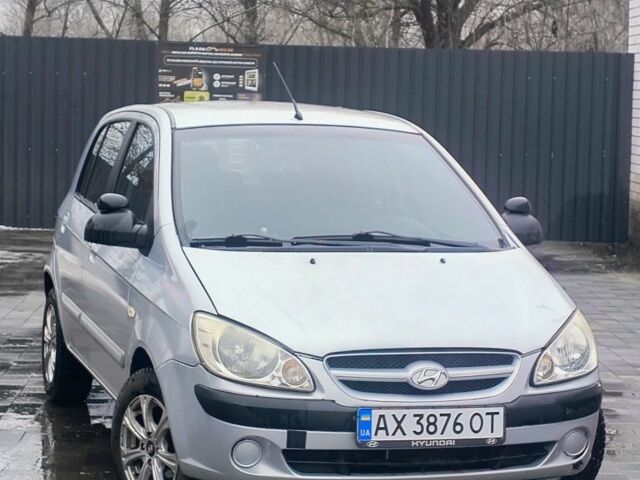 Серый Хендай Гетц, объемом двигателя 1.4 л и пробегом 135 тыс. км за 3400 $, фото 1 на Automoto.ua