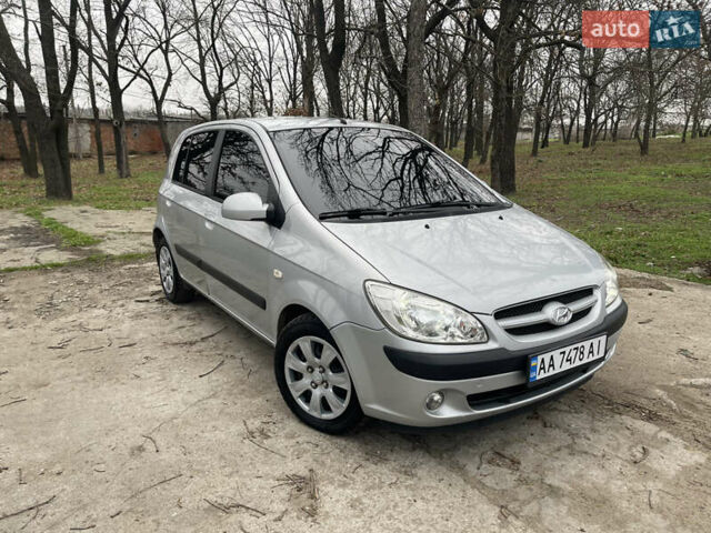Серый Хендай Гетц, объемом двигателя 1.4 л и пробегом 160 тыс. км за 5500 $, фото 5 на Automoto.ua
