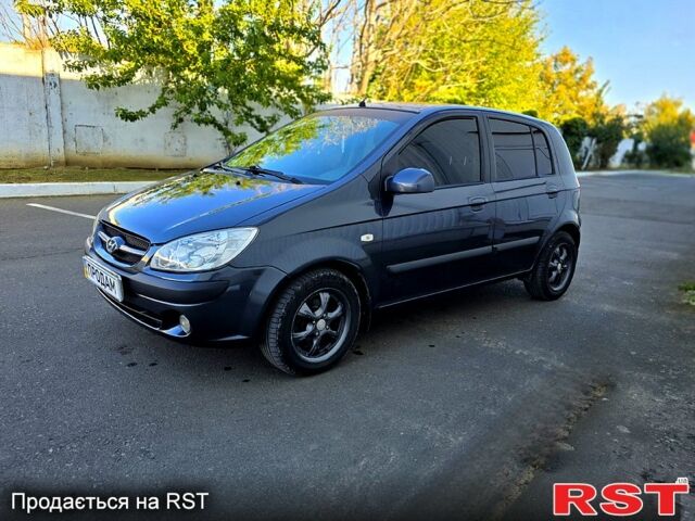 Серый Хендай Гетц, объемом двигателя 1.4 л и пробегом 190 тыс. км за 5200 $, фото 1 на Automoto.ua