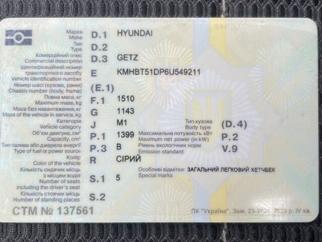 Серый Хендай Гетц, объемом двигателя 1.4 л и пробегом 209 тыс. км за 4999 $, фото 5 на Automoto.ua