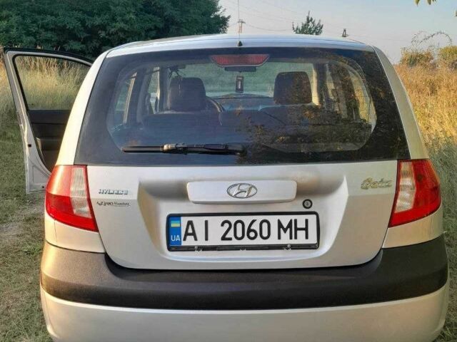 Сірий Хендай Гетц, об'ємом двигуна 1.1 л та пробігом 119 тис. км за 4390 $, фото 7 на Automoto.ua