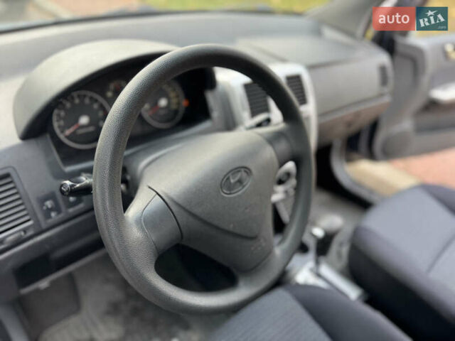 Серый Хендай Гетц, объемом двигателя 1.4 л и пробегом 186 тыс. км за 4950 $, фото 10 на Automoto.ua