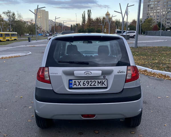 Серый Хендай Гетц, объемом двигателя 1.4 л и пробегом 151 тыс. км за 3700 $, фото 3 на Automoto.ua