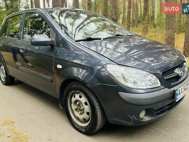 Сірий Хендай Гетц, об'ємом двигуна 1.4 л та пробігом 185 тис. км за 3550 $, фото 2 на Automoto.ua