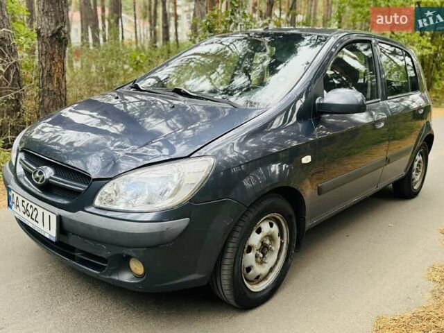 Сірий Хендай Гетц, об'ємом двигуна 1.4 л та пробігом 185 тис. км за 3550 $, фото 1 на Automoto.ua