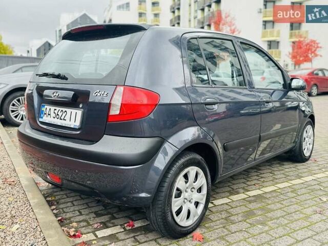 Сірий Хендай Гетц, об'ємом двигуна 1.4 л та пробігом 186 тис. км за 4999 $, фото 6 на Automoto.ua