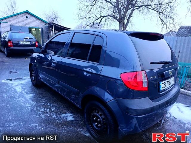 Серый Хендай Гетц, объемом двигателя 1.4 л и пробегом 190 тыс. км за 3850 $, фото 1 на Automoto.ua
