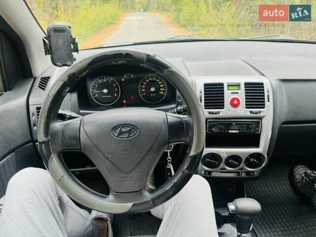 Сірий Хендай Гетц, об'ємом двигуна 1.4 л та пробігом 185 тис. км за 3550 $, фото 7 на Automoto.ua