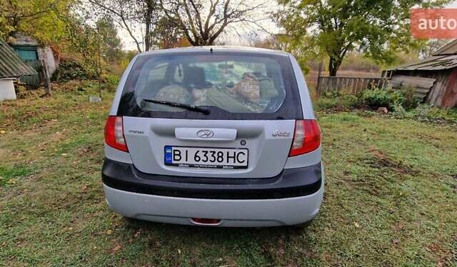 Сірий Хендай Гетц, об'ємом двигуна 1.1 л та пробігом 174 тис. км за 3750 $, фото 3 на Automoto.ua