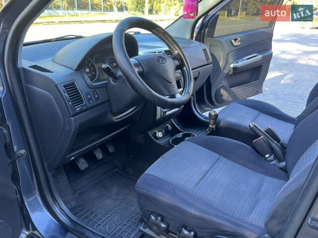 Сірий Хендай Гетц, об'ємом двигуна 1.4 л та пробігом 191 тис. км за 4650 $, фото 7 на Automoto.ua