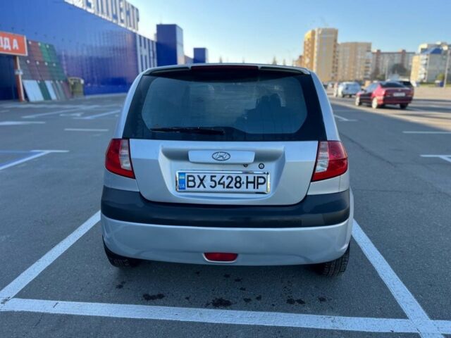 Серый Хендай Гетц, объемом двигателя 1.4 л и пробегом 188 тыс. км за 4900 $, фото 2 на Automoto.ua