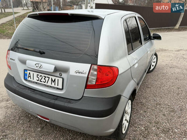 Серый Хендай Гетц, объемом двигателя 1.4 л и пробегом 211 тыс. км за 3500 $, фото 4 на Automoto.ua