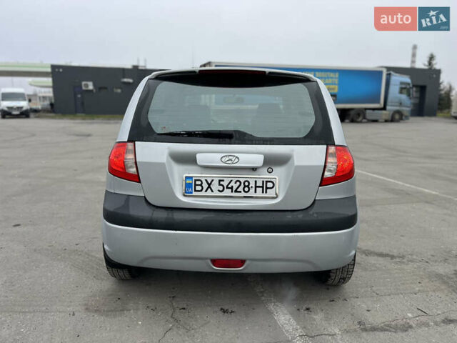 Сірий Хендай Гетц, об'ємом двигуна 1.4 л та пробігом 188 тис. км за 4700 $, фото 5 на Automoto.ua