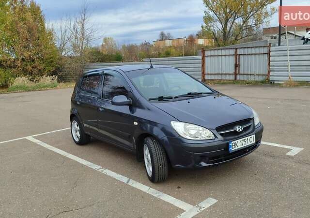 Серый Хендай Гетц, объемом двигателя 1.5 л и пробегом 260 тыс. км за 4199 $, фото 8 на Automoto.ua