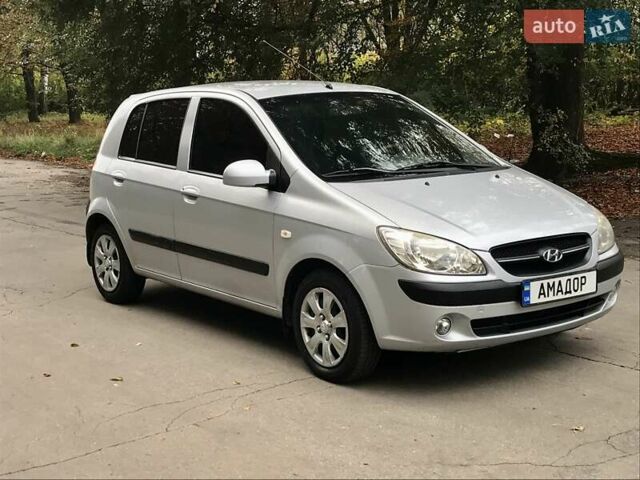 Серый Хендай Гетц, объемом двигателя 1.4 л и пробегом 124 тыс. км за 5990 $, фото 1 на Automoto.ua