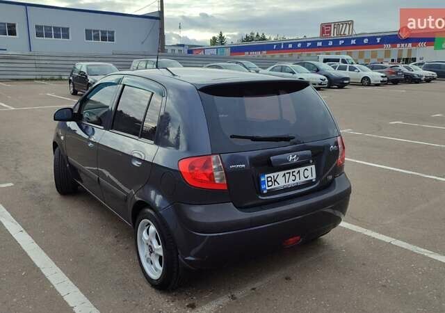 Серый Хендай Гетц, объемом двигателя 1.5 л и пробегом 260 тыс. км за 4199 $, фото 7 на Automoto.ua