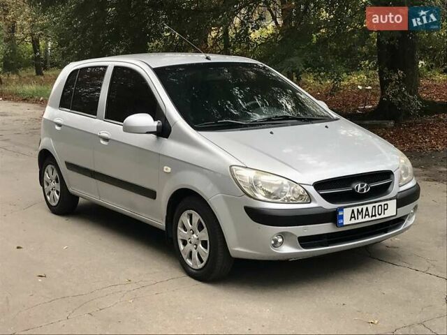 Серый Хендай Гетц, объемом двигателя 1.4 л и пробегом 124 тыс. км за 5990 $, фото 9 на Automoto.ua