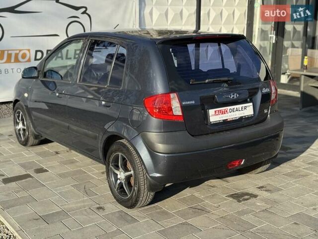 Сірий Хендай Гетц, об'ємом двигуна 1.6 л та пробігом 159 тис. км за 6900 $, фото 5 на Automoto.ua