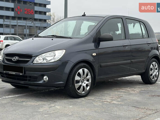 Серый Хендай Гетц, объемом двигателя 1.4 л и пробегом 137 тыс. км за 7299 $, фото 2 на Automoto.ua