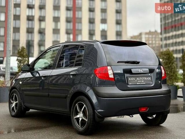 Серый Хендай Гетц, объемом двигателя 1.6 л и пробегом 159 тыс. км за 6500 $, фото 15 на Automoto.ua