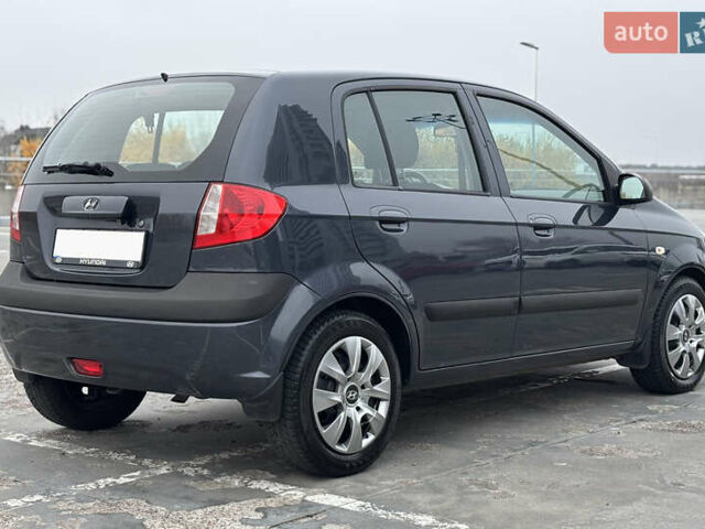 Серый Хендай Гетц, объемом двигателя 1.4 л и пробегом 137 тыс. км за 7299 $, фото 5 на Automoto.ua