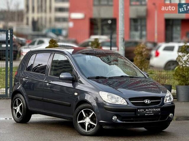 Серый Хендай Гетц, объемом двигателя 1.6 л и пробегом 159 тыс. км за 6500 $, фото 1 на Automoto.ua
