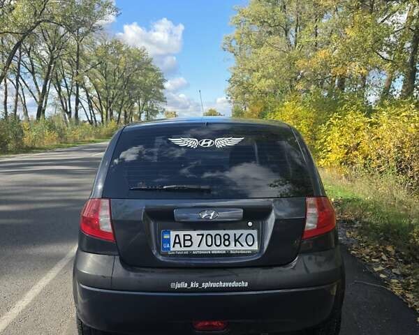 Серый Хендай Гетц, объемом двигателя 1.4 л и пробегом 84 тыс. км за 6100 $, фото 1 на Automoto.ua