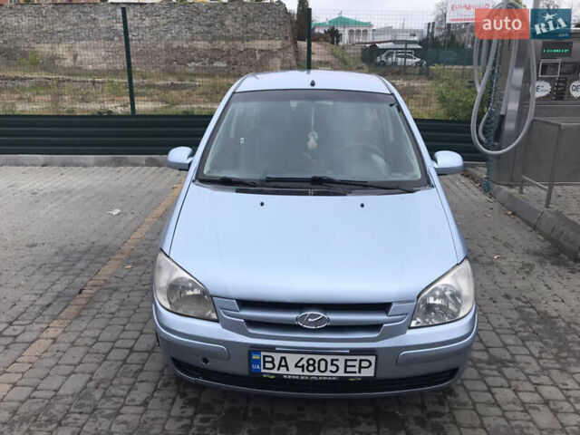 Синий Хендай Гетц, объемом двигателя 1.09 л и пробегом 300 тыс. км за 3500 $, фото 1 на Automoto.ua