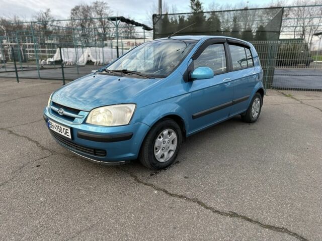 Синий Хендай Гетц, объемом двигателя 1.3 л и пробегом 259 тыс. км за 3850 $, фото 1 на Automoto.ua