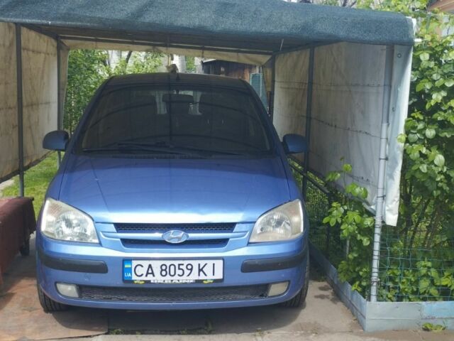 Синий Хендай Гетц, объемом двигателя 1.3 л и пробегом 267 тыс. км за 3500 $, фото 3 на Automoto.ua