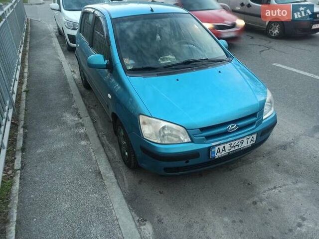 Синий Хендай Гетц, объемом двигателя 1.34 л и пробегом 245 тыс. км за 4800 $, фото 1 на Automoto.ua