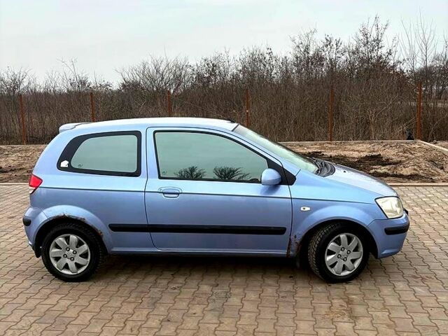 Синий Хендай Гетц, объемом двигателя 1.3 л и пробегом 268 тыс. км за 2300 $, фото 1 на Automoto.ua