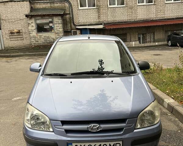 Синий Хендай Гетц, объемом двигателя 1.3 л и пробегом 172 тыс. км за 4500 $, фото 1 на Automoto.ua