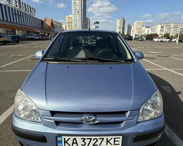 Синий Хендай Гетц, объемом двигателя 1.34 л и пробегом 207 тыс. км за 4600 $, фото 1 на Automoto.ua