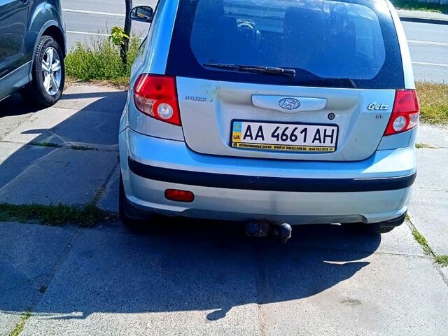 Синий Хендай Гетц, объемом двигателя 1.3 л и пробегом 168 тыс. км за 3650 $, фото 3 на Automoto.ua